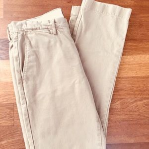 J Crew tan pants. Size 30x32. EUC.
